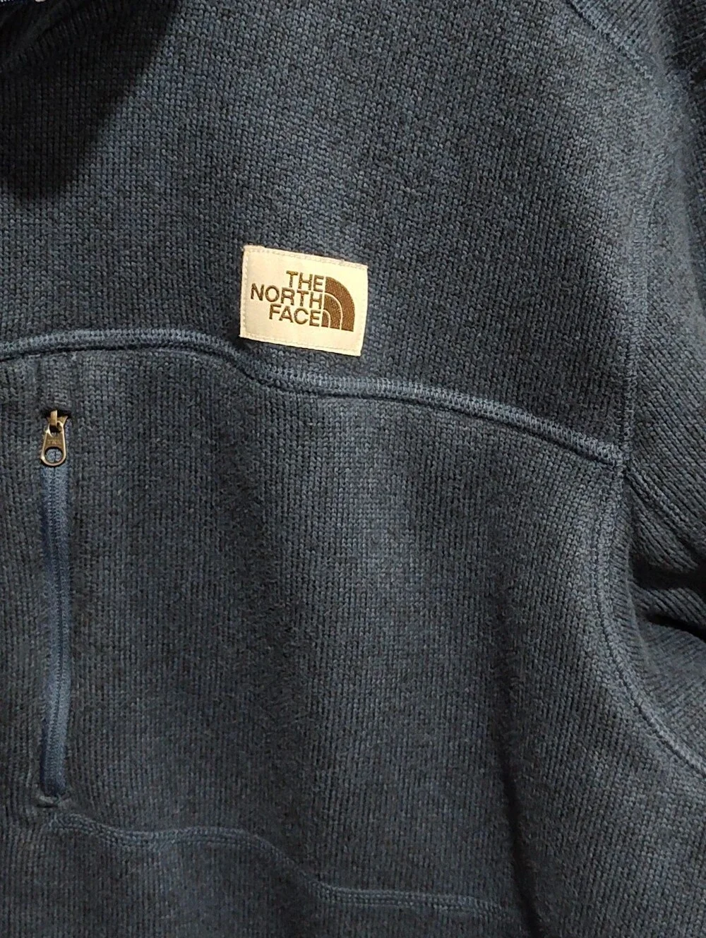The North Face Men's Gordon Lyons Full Zip Fleece Jacket Coat Blue Heather 2XL